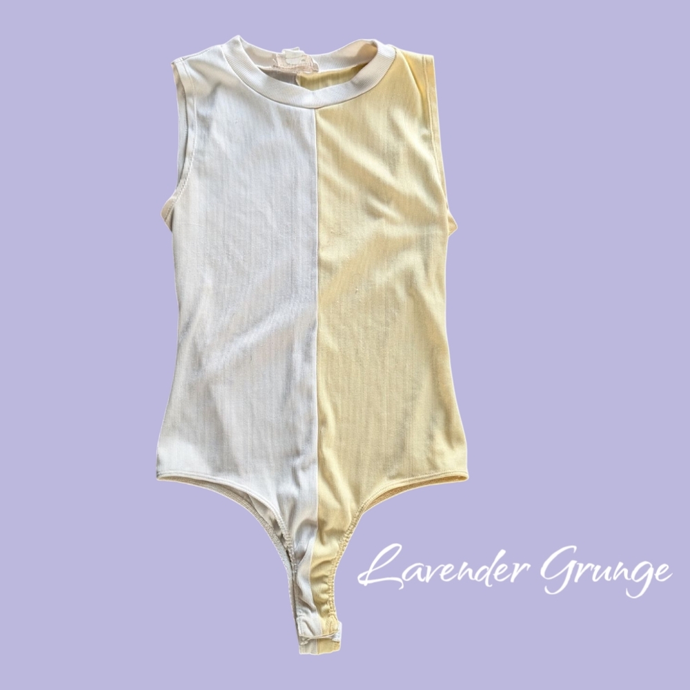 Women's Colour Block Bodysuit - US M